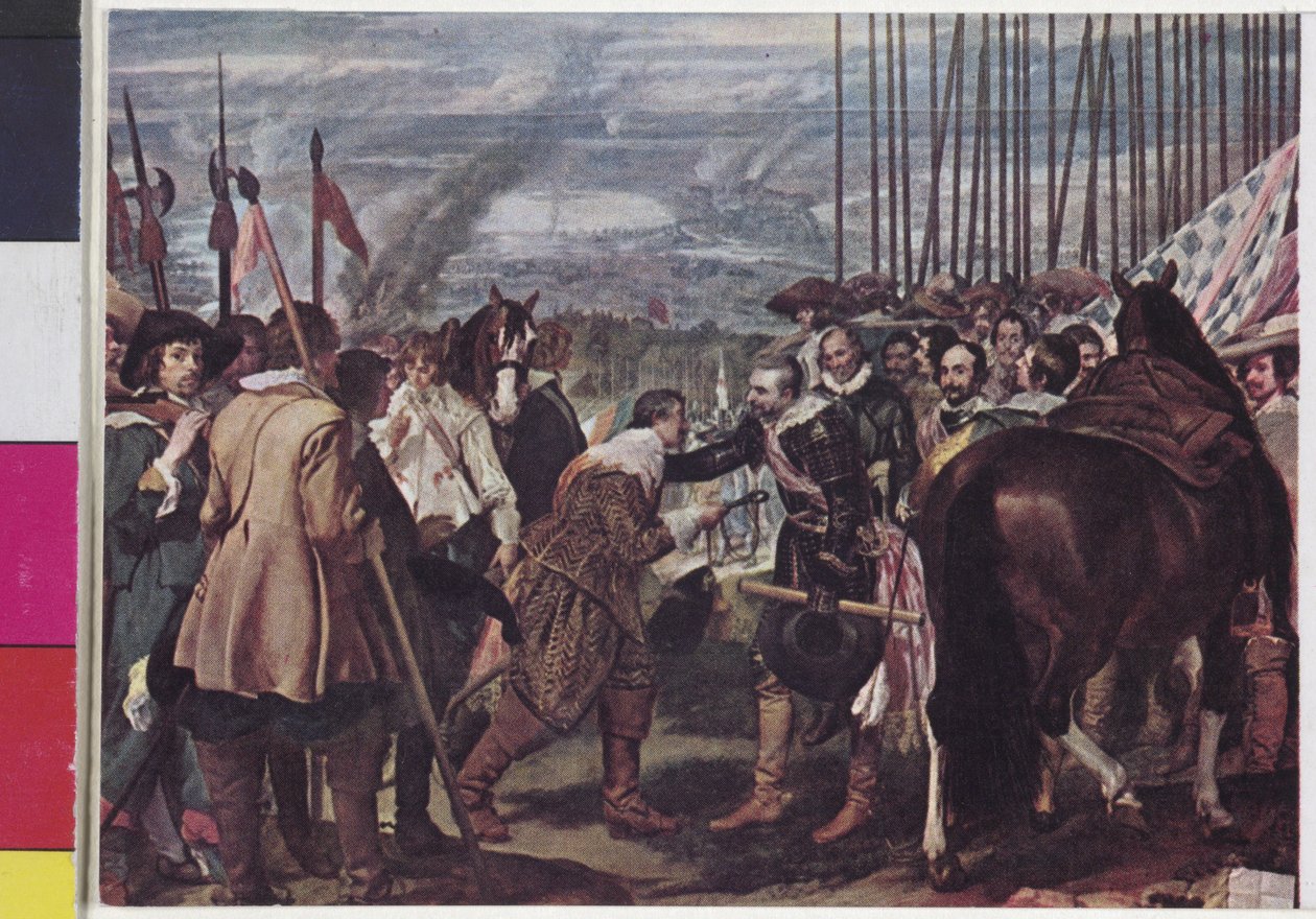 A rendição de Breda 1625 Diego Velázquez de Diego Rodriguez de Silva y Velazquez