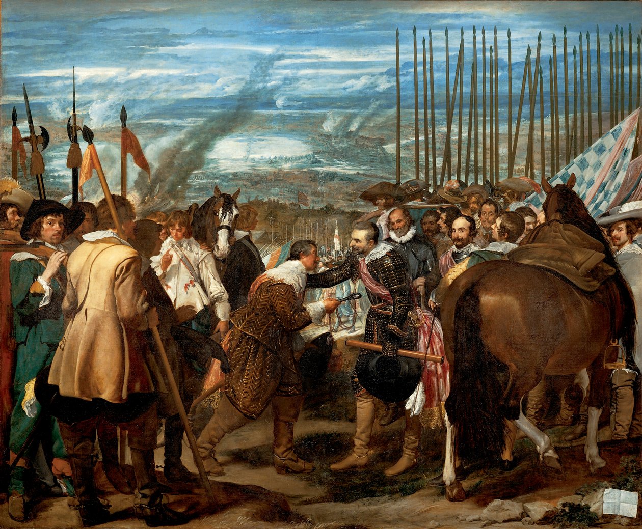 A rendição de Breda em 5 de junho de Diego Velázquez