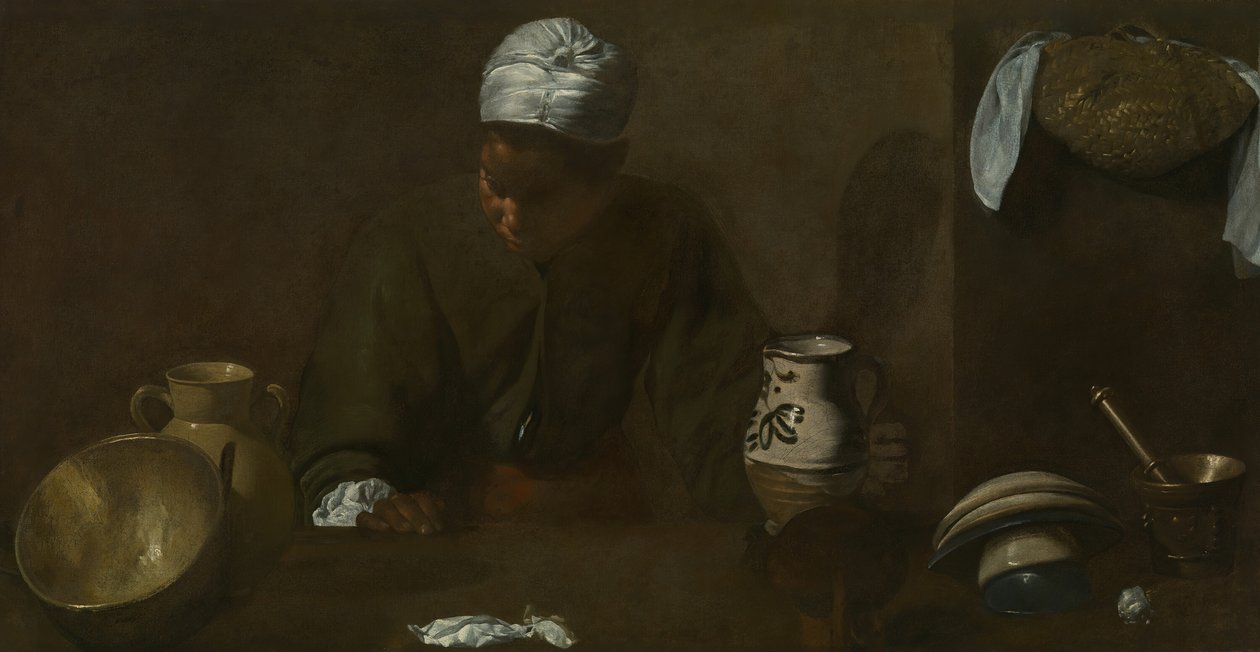 Cena da cozinha, 161820. de Diego Velasquez