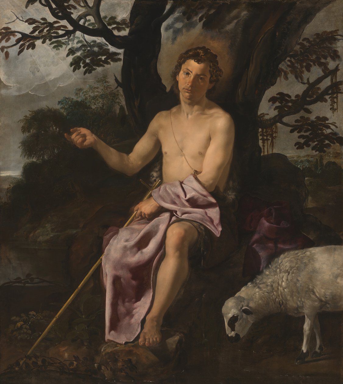 São João Batista no Deserto, ca. 1622. de Diego Velasquez