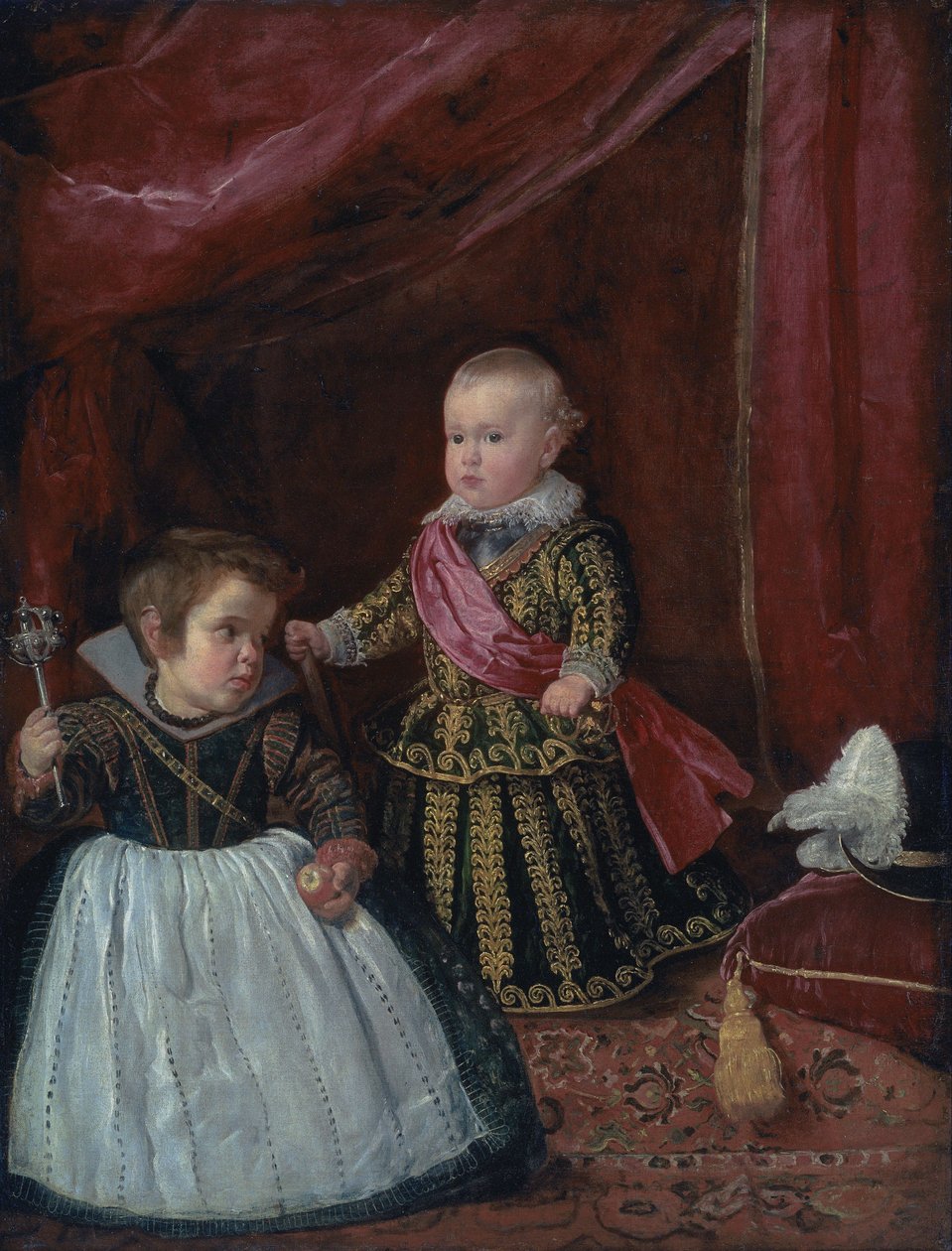 Dom Baltasar Carlos com um anão de Diego Velázquez