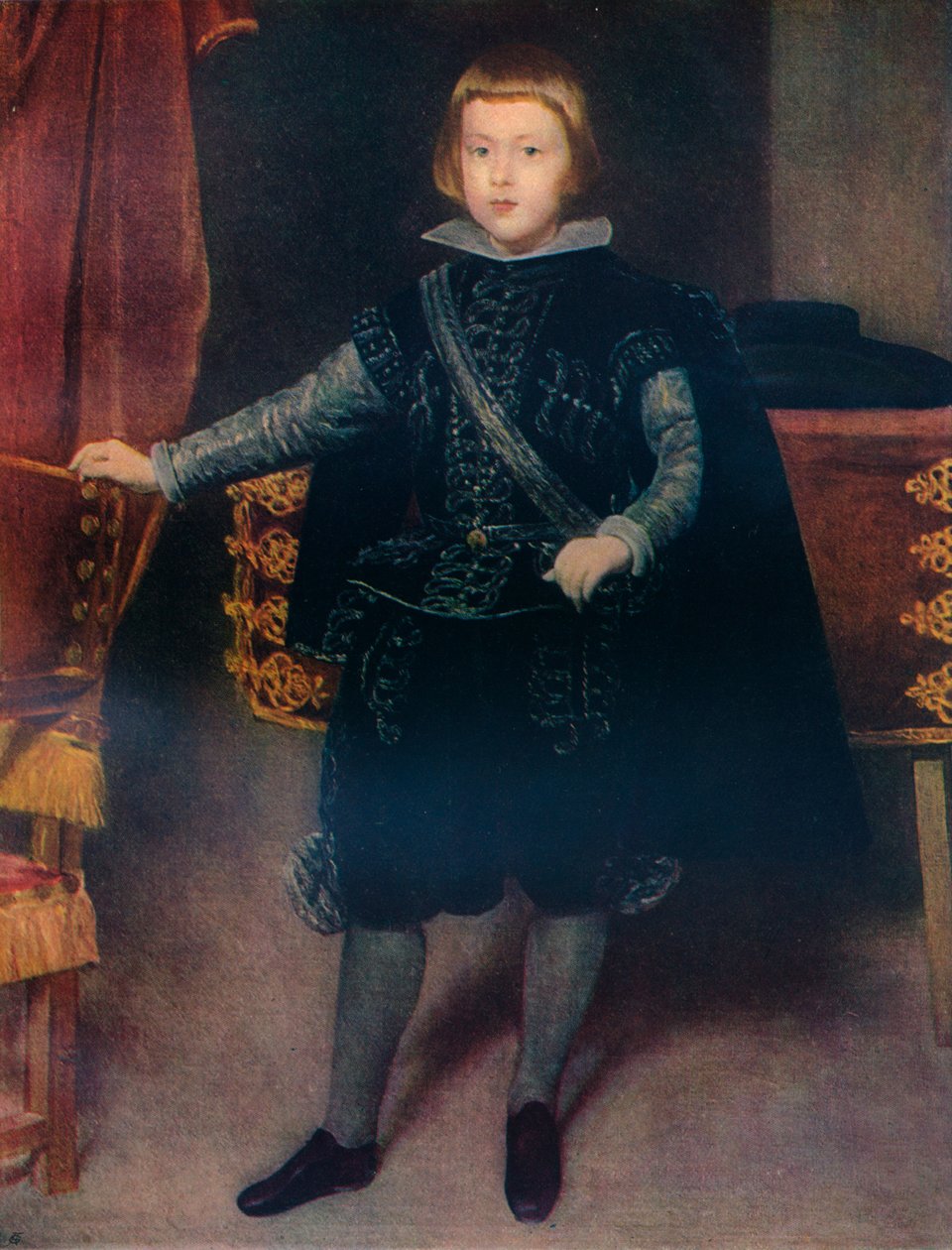 Baltasar infantil Carlos 1629-1646, 1639 c1927 de Diego Velázquez