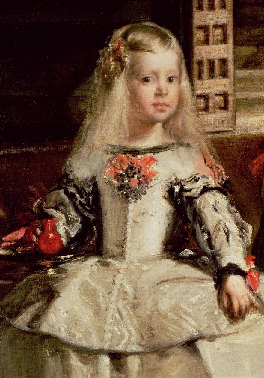 Las Meninas ou A Família de Filipe IV, c.1656 (detalhe) de Diego Velázquez