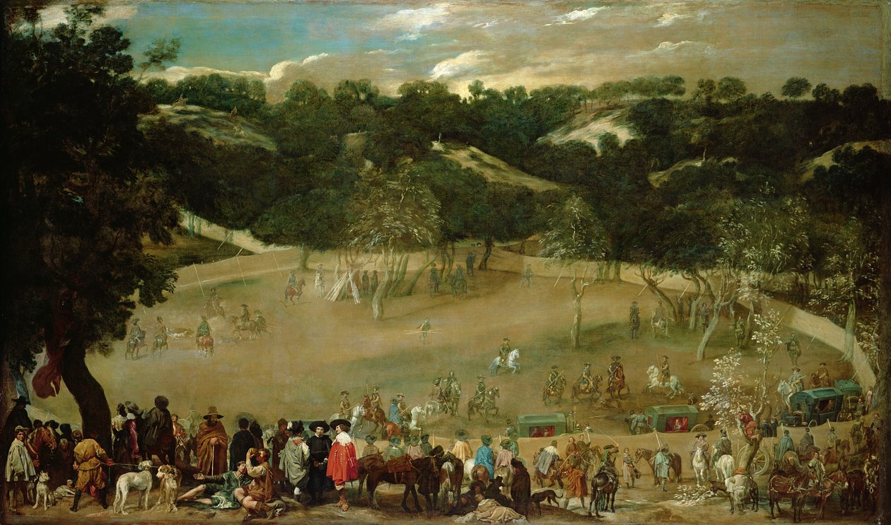 Javali da caça de Philip IV (La Tela Real), c.1632-7 de Diego Velázquez