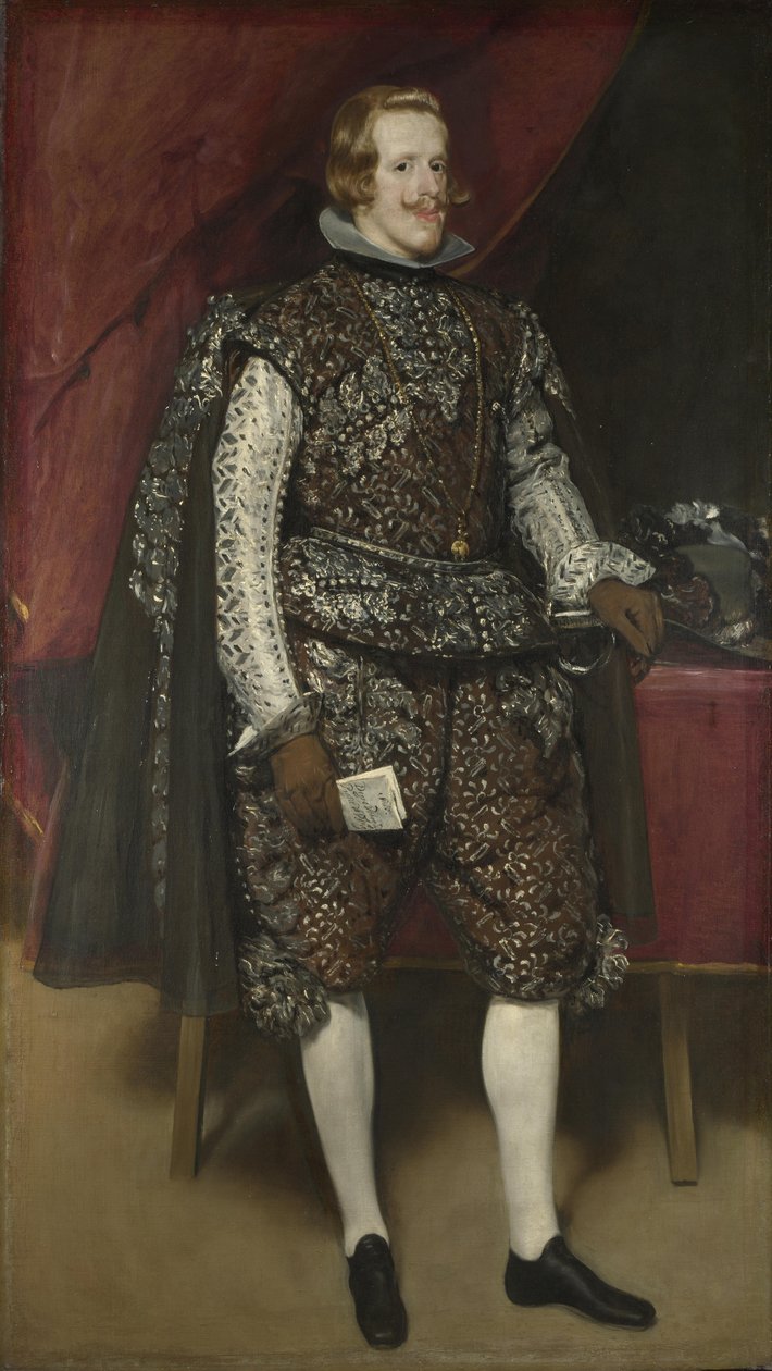 Filipe IV da Espanha em Brown e Silver, ca 1631 de Diego Velázquez