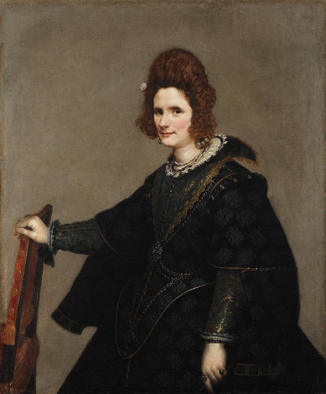 Retrato de uma senhora (provavelmente Condesa de Monterey) de Diego Velázquez