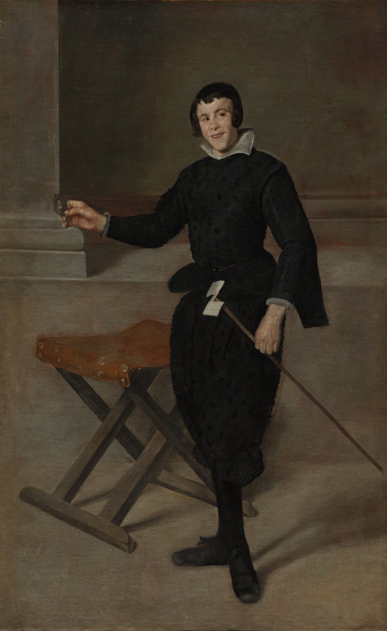 Retrato do bobo da corte Calabazas de Diego Velázquez