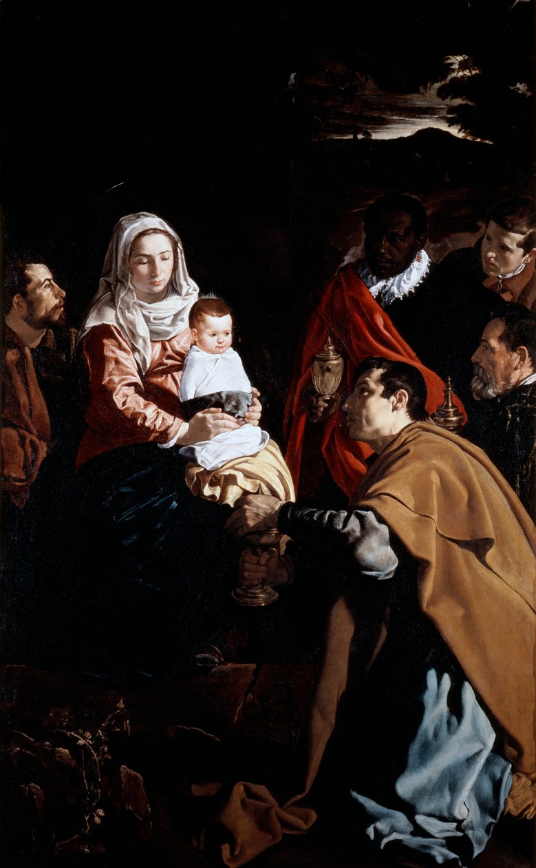 A Adoração dos Magos, 1619. de Diego Velázquez