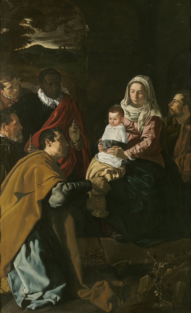 A Adoração dos Magos, 1619 de Diego Velázquez