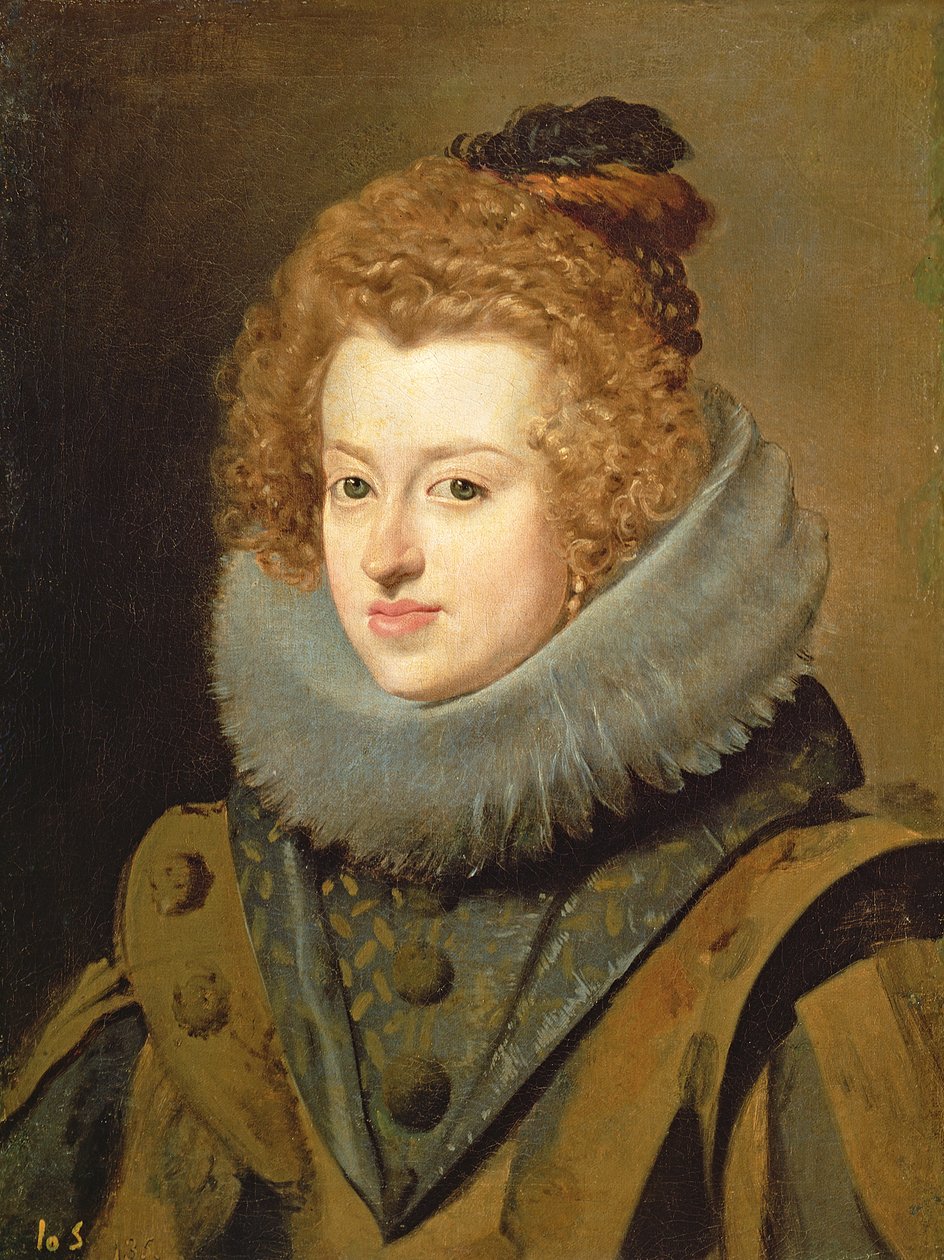 A Infanta Maria da Áustria (1606-46) Rainha da Hungria, 1630 de Diego Velázquez