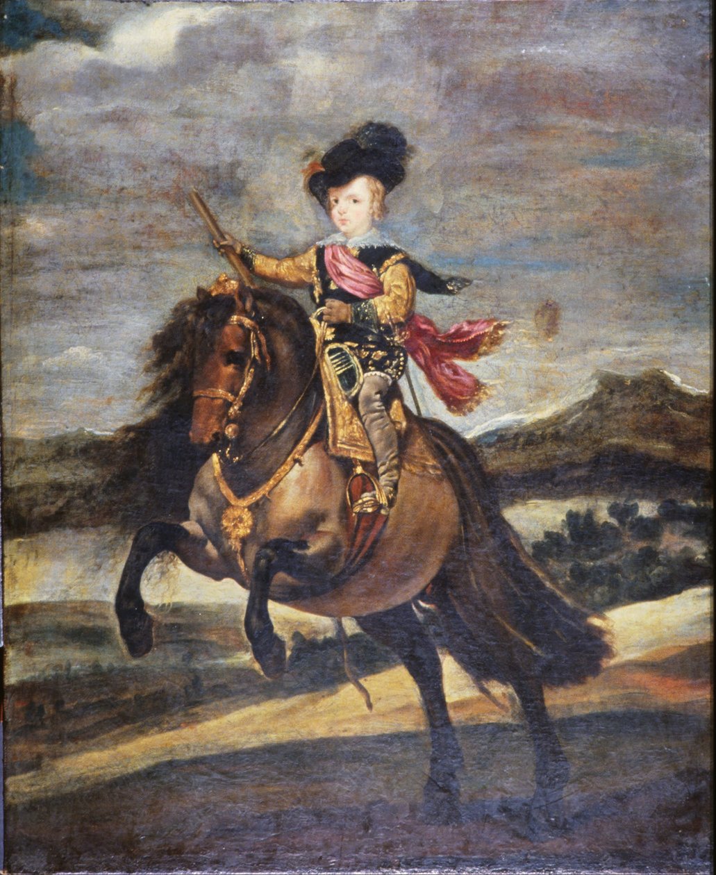 O Infante Baltasar Carlos a Cavalo de Diego Velázquez