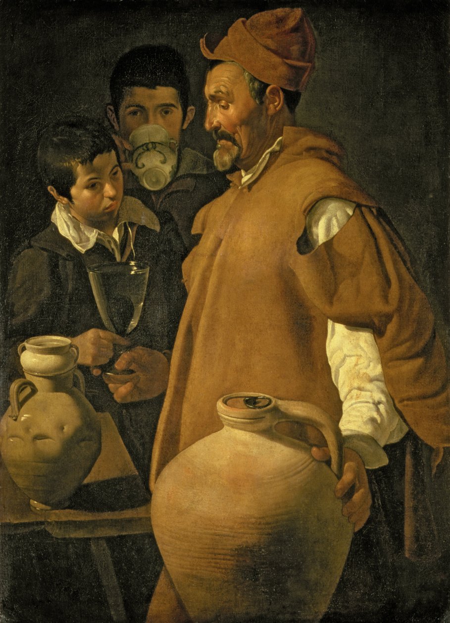 O vendedor de água de Sevilha, c.1620 de Diego Velázquez