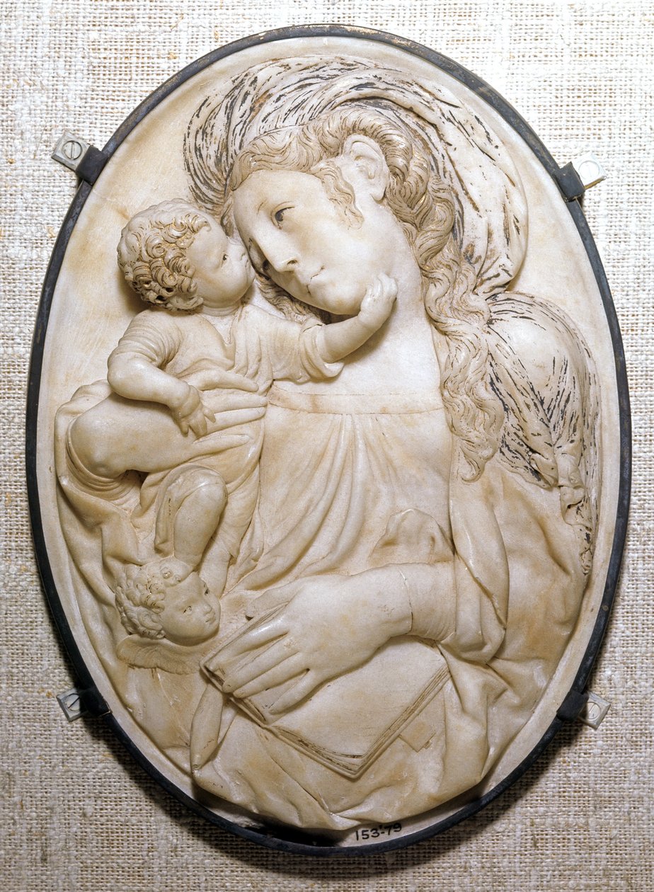 Virgem com criança (alívio de Diego de Siloé