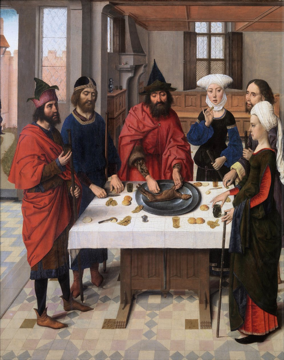 A festa da Páscoa de Dieric Bouts