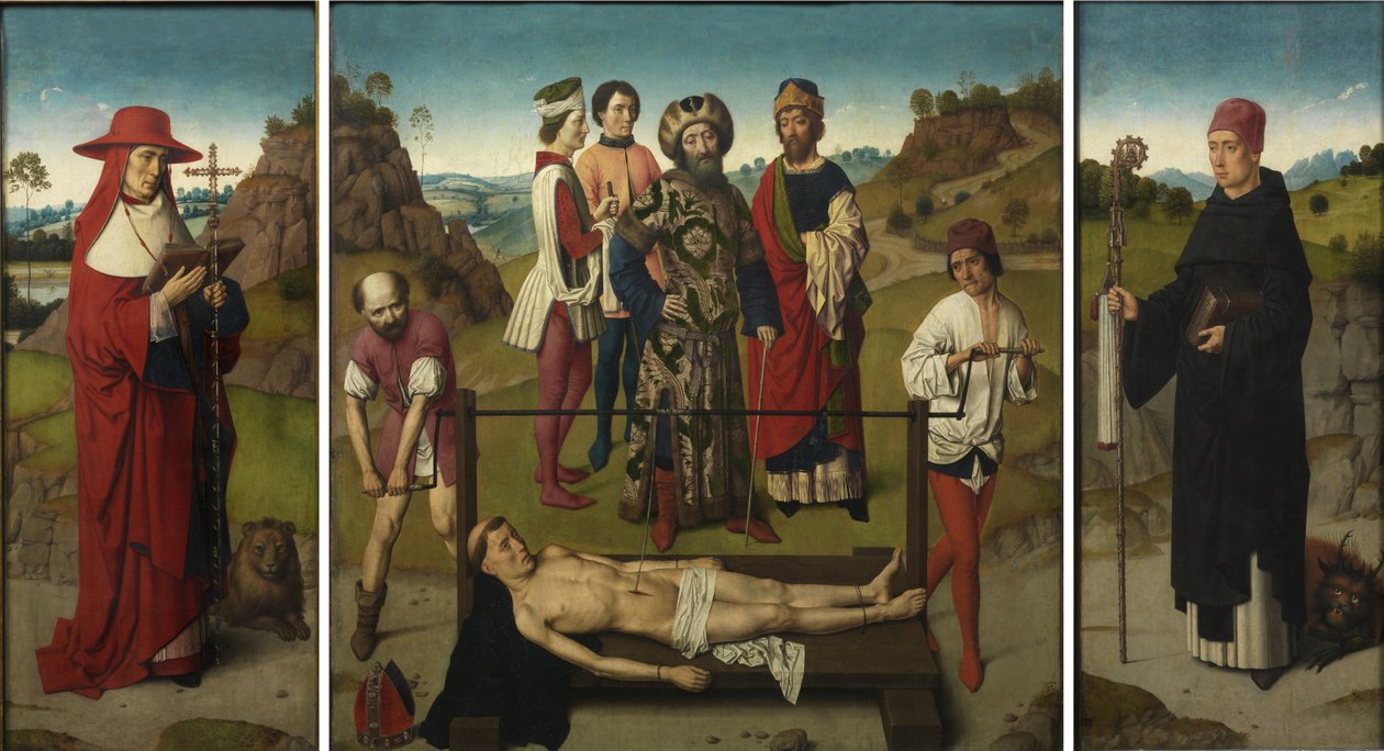 Tríptico do martírio de São Erasmus de Dieric Bouts