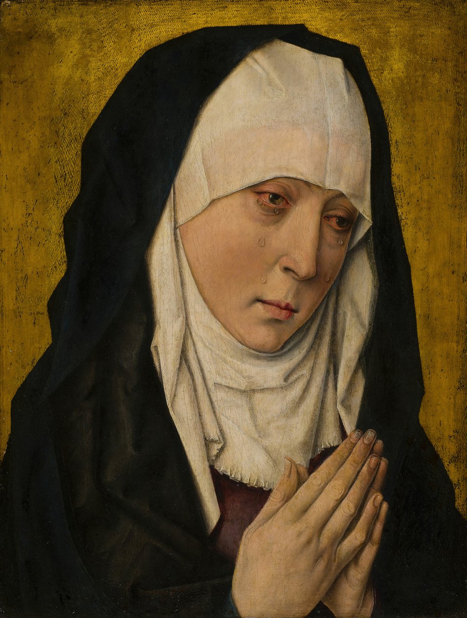 Virgem Dolorosa Mater Dolorosa, 14801500 de Dieric Bouts the Younger