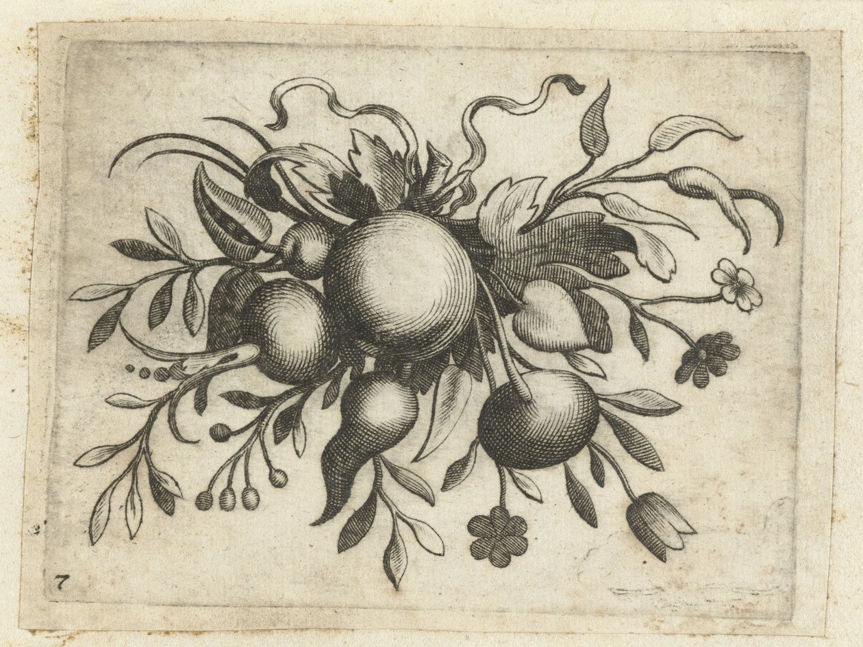 Festoen van Vrutten Pequeno livro de frutas útil para viajar (título da série) de Dietrich Krüger (attributed to)