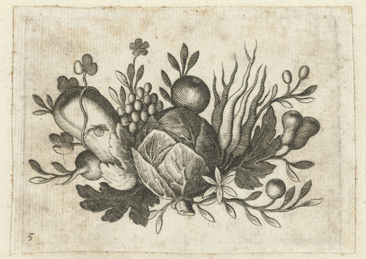 Festoen van Vrutten Pequeno livro de frutas útil para viajar (título da série) de Dietrich Krüger (attributed to)