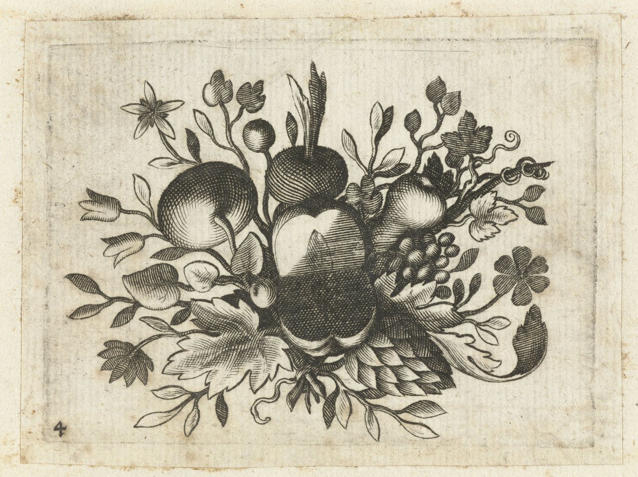 Festoen van vruchten
Fruchtenbuchlein zum Reisen dienlich (título da série) de Dietrich Krüger (attributed to)