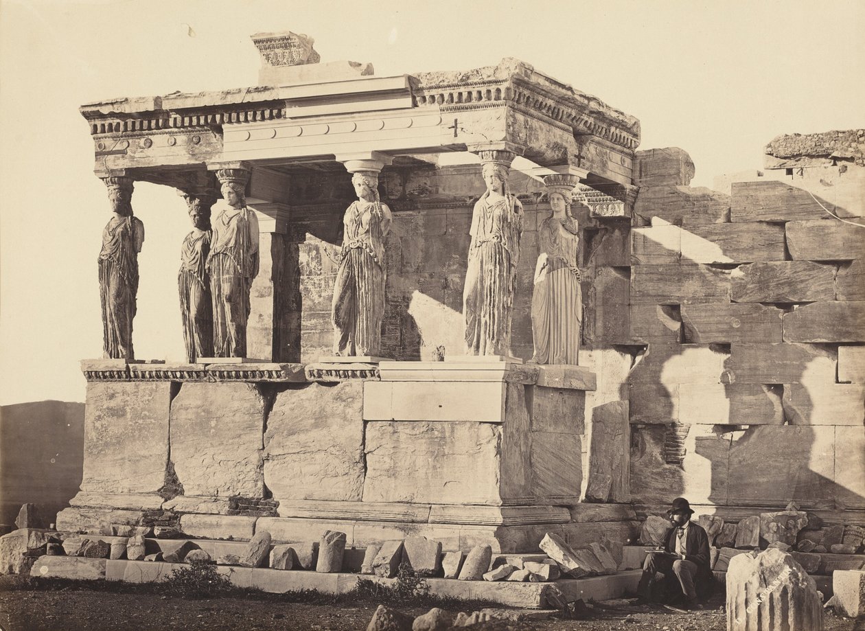 As Cariátides, 1860-1865 (foto) de Dimetrius Constantine