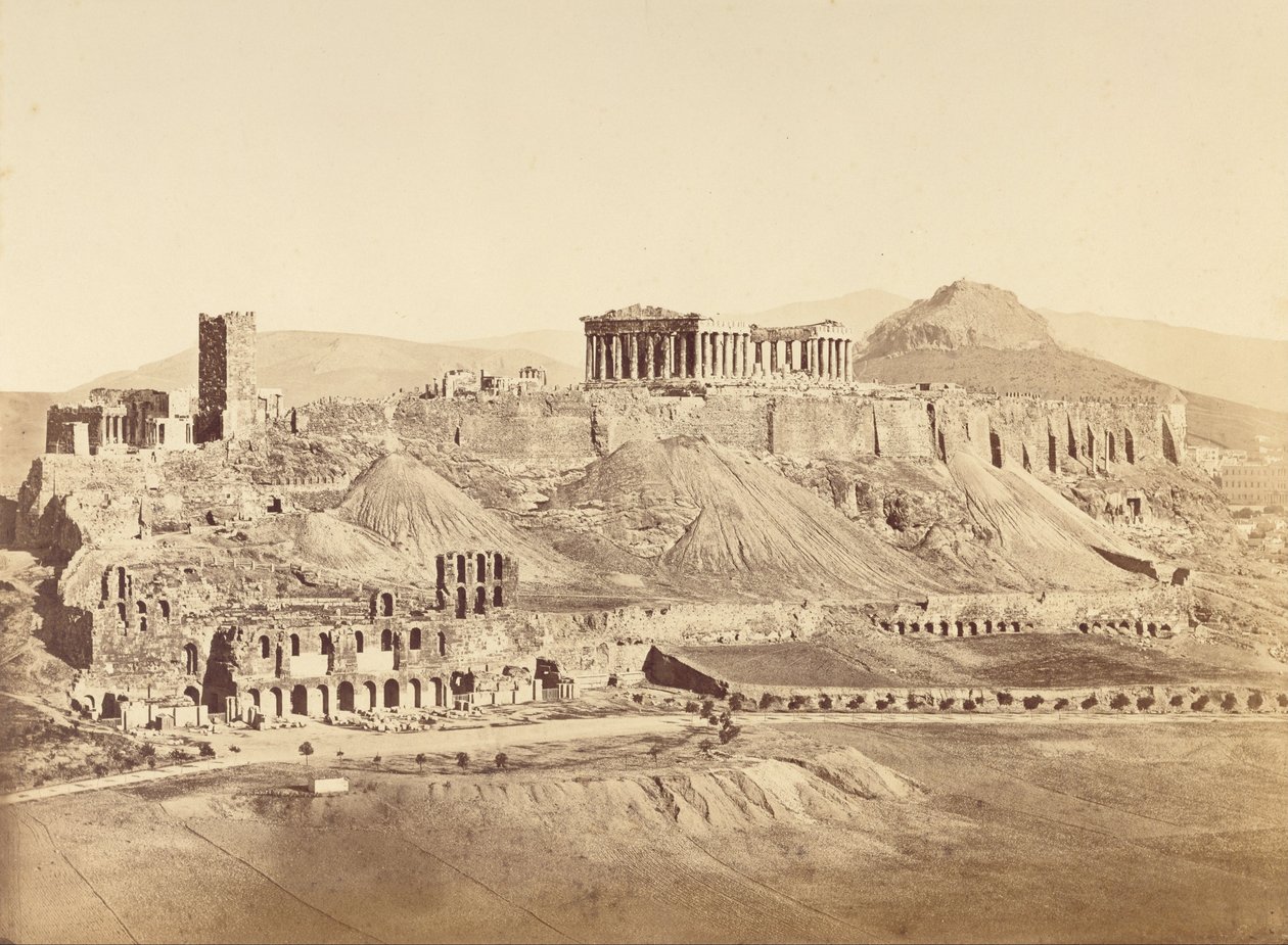 A, acrópole, de, a, sudoeste, atenas de Dimitrios Constantin