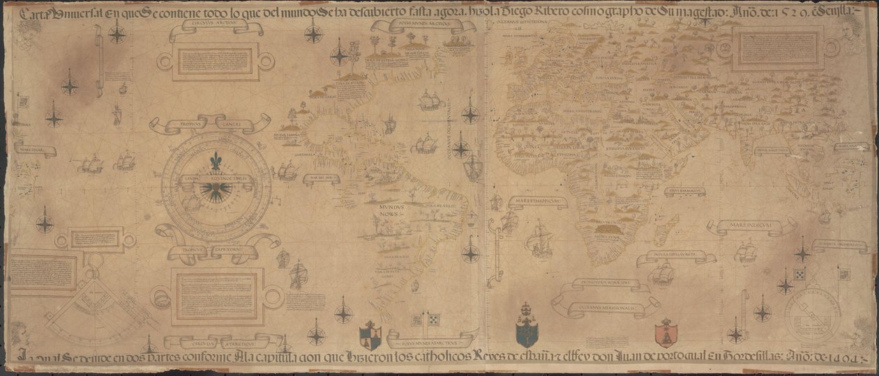 Propaganda do mapa-múndi, 2 de Diogo Ribeiro