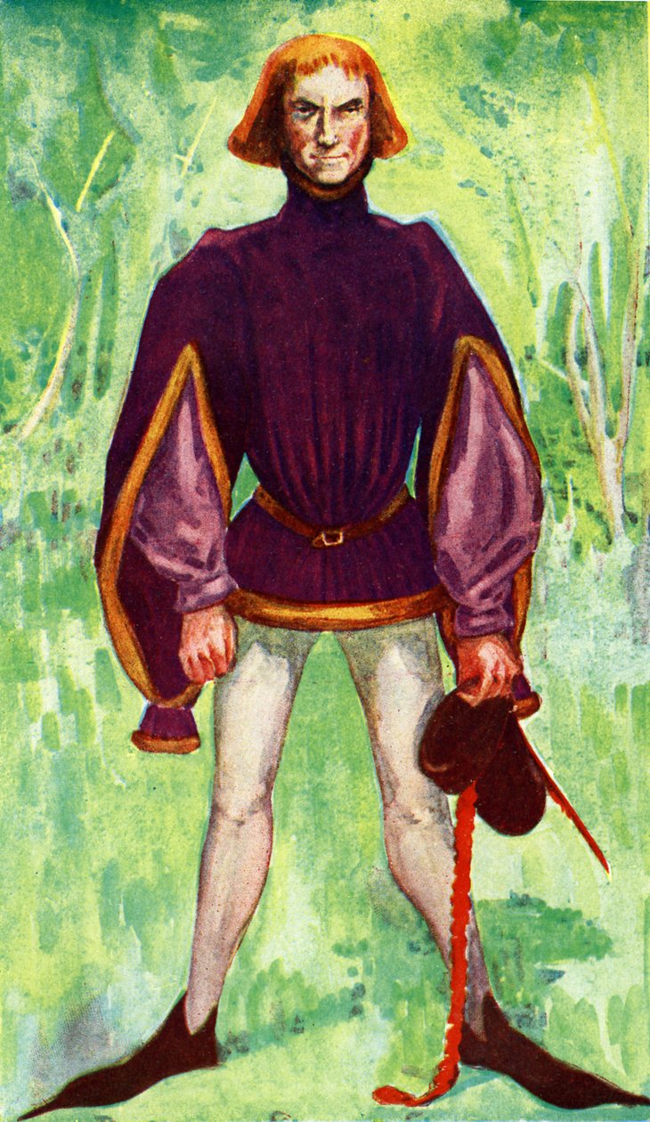 Fato de homem no reinado de Eduardo IV (1461-1483) de Dion Clayton Calthrop