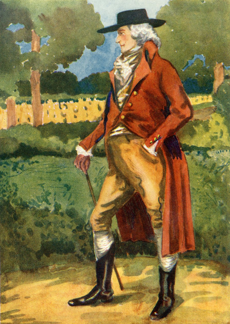 Fato de homem no reinado de George III (1760-1820) de Dion Clayton Calthrop