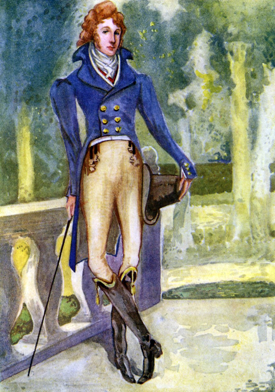 Fato de homem no reinado de Jorge IV (1820–1830) de Dion Clayton Calthrop