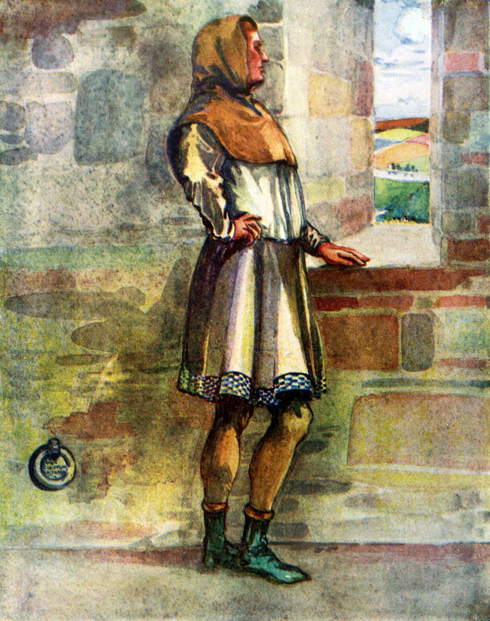 Fato de homem no reinado de Ricardo I (1189 - 1199) de Dion Clayton Calthrop