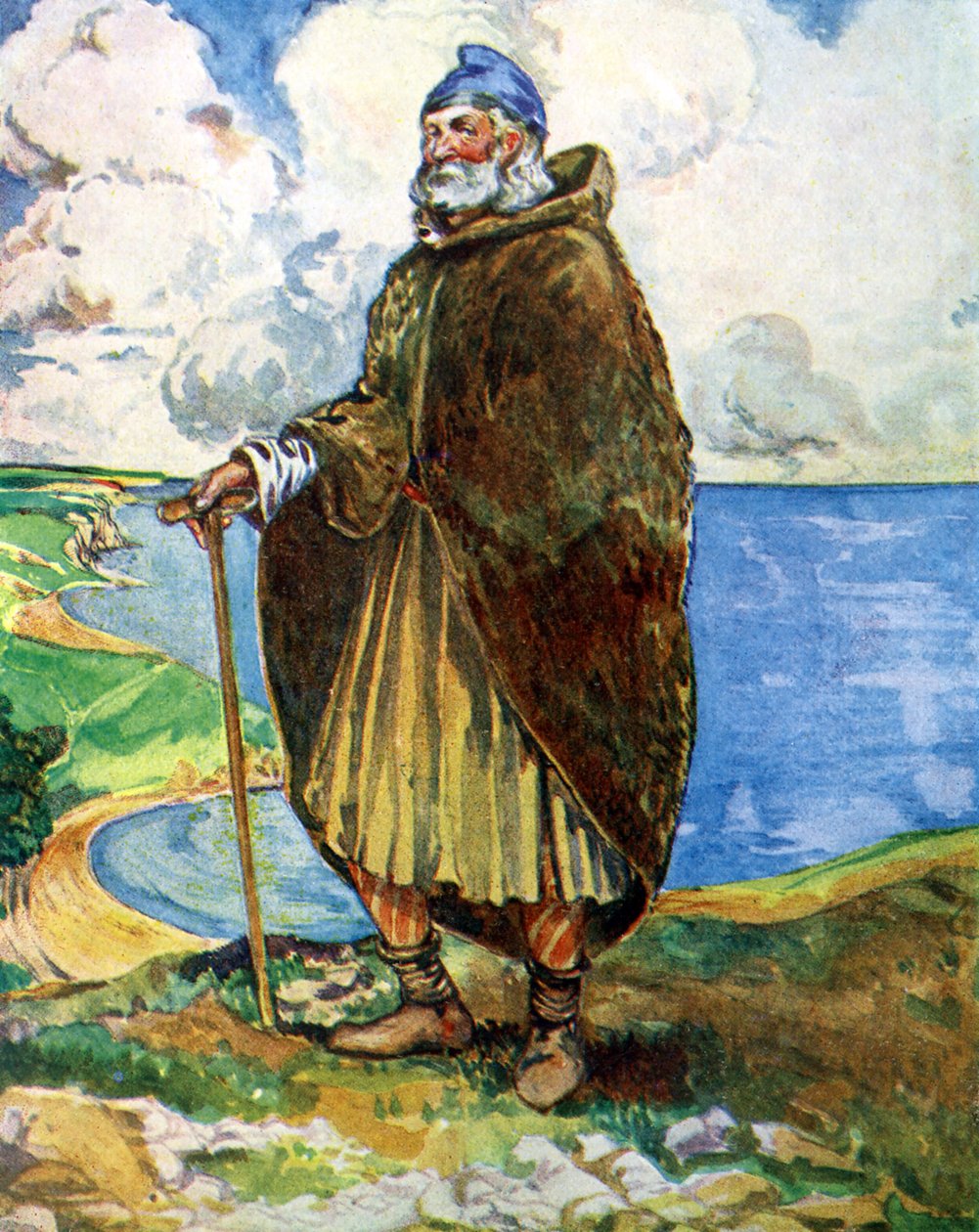 Fato de homem no reinado de Estevão (1135-1154) de Dion Clayton Calthrop