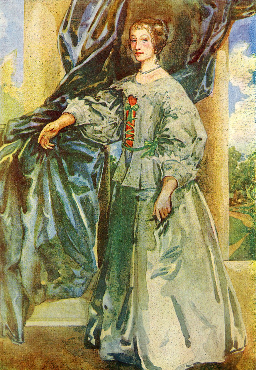 Fato de mulher no reinado de Carlos I (1625-1649) de Dion Clayton Calthrop