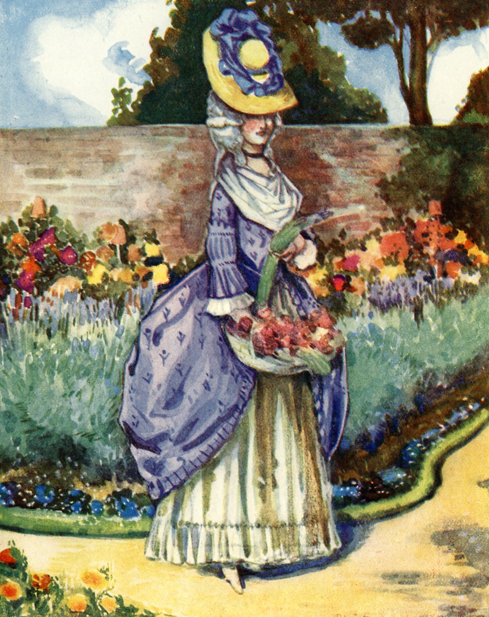 Fato de mulher no reinado de George III (1760-1820) de Dion Clayton Calthrop