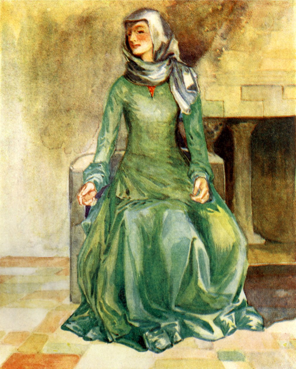 Fato de mulher no reinado de Guilherme II de Dion Clayton Calthrop