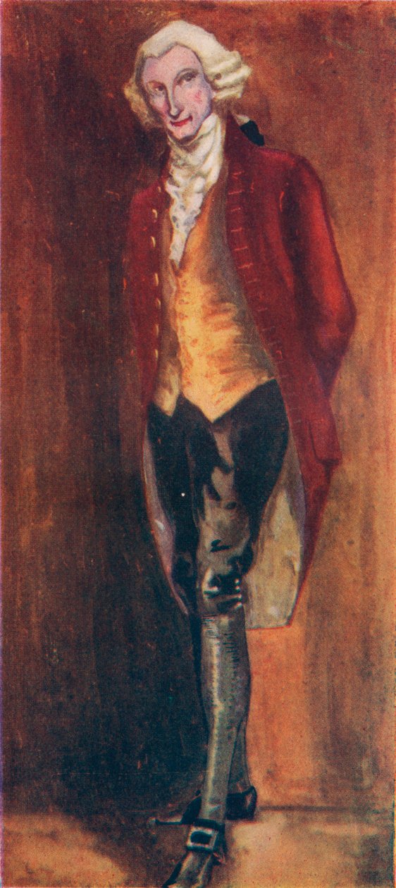 Um homem do tempo de George III, 1907 de Dion Clayton Calthrop