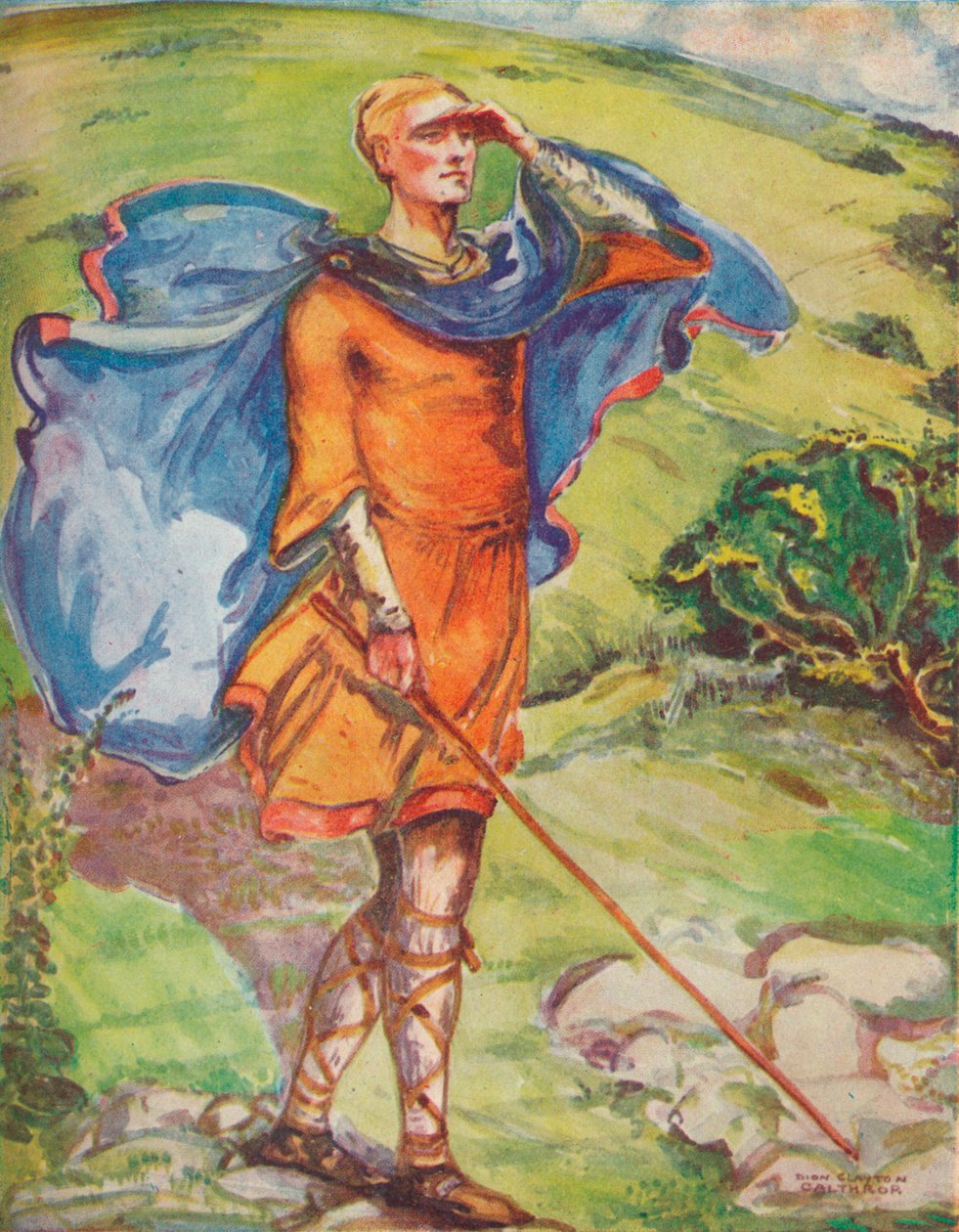 Um homem da época de Guilherme I, 1907 de Dion Clayton Calthrop