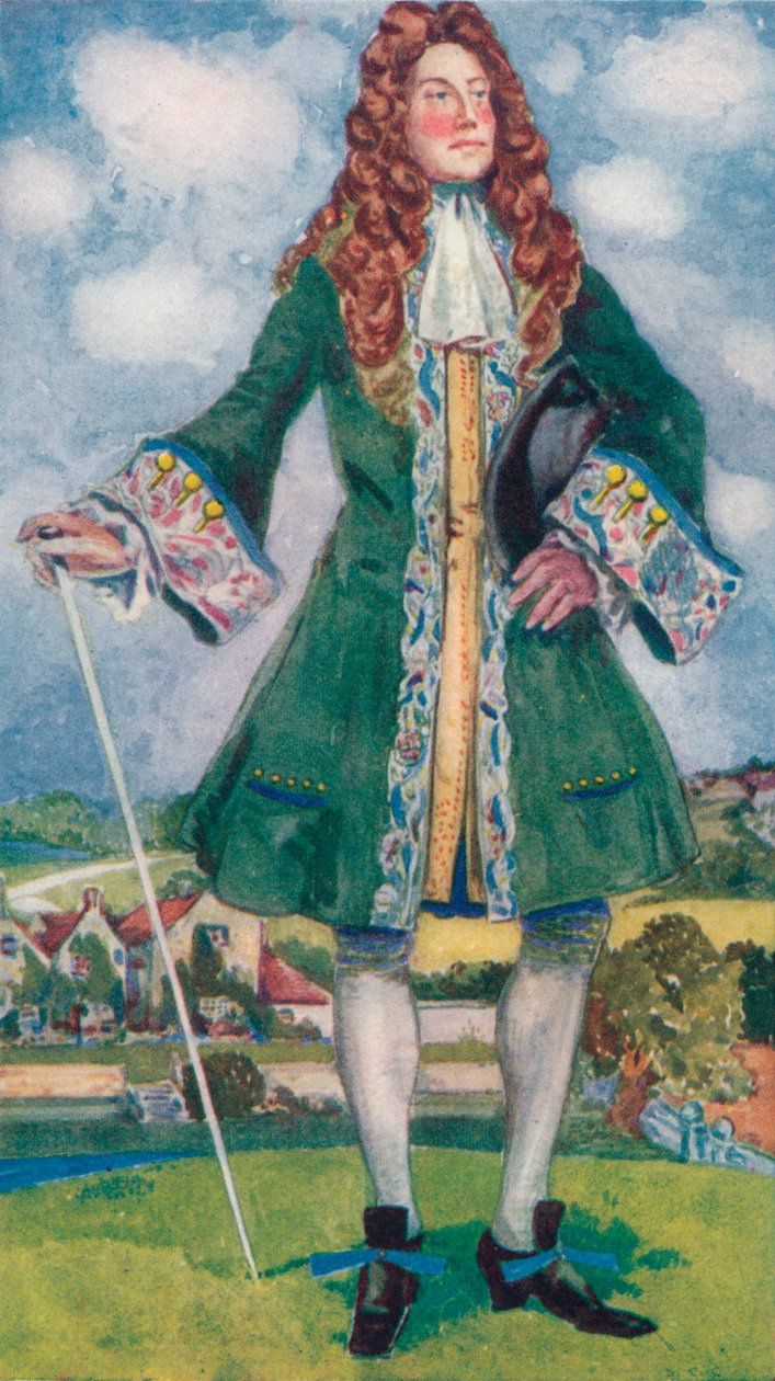 Um homem do tempo de William e Mary, 1907 de Dion Clayton Calthrop
