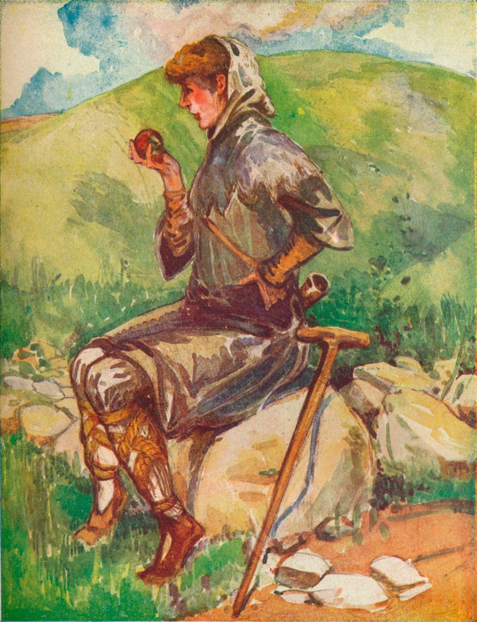 Um camponês do início da Inglaterra William I. - Henrique III, 1907 de Dion Clayton Calthrop