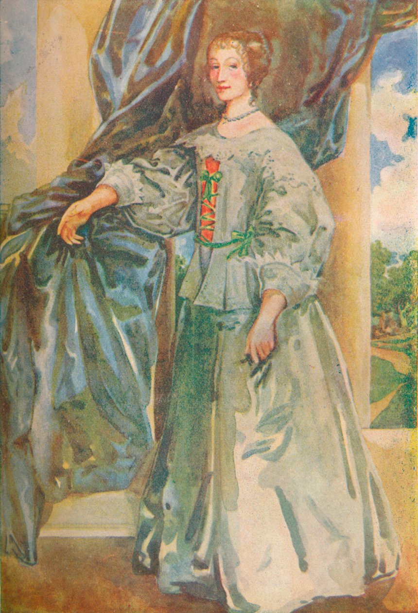 Uma mulher da época de Carlos I, 1907 de Dion Clayton Calthrop