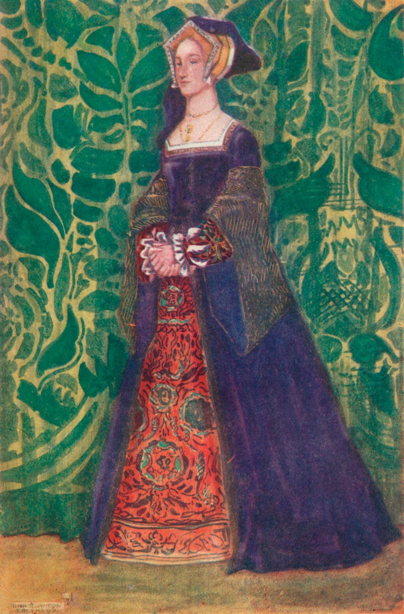 Uma mulher da época de Henrique VIII, 1907 de Dion Clayton Calthrop