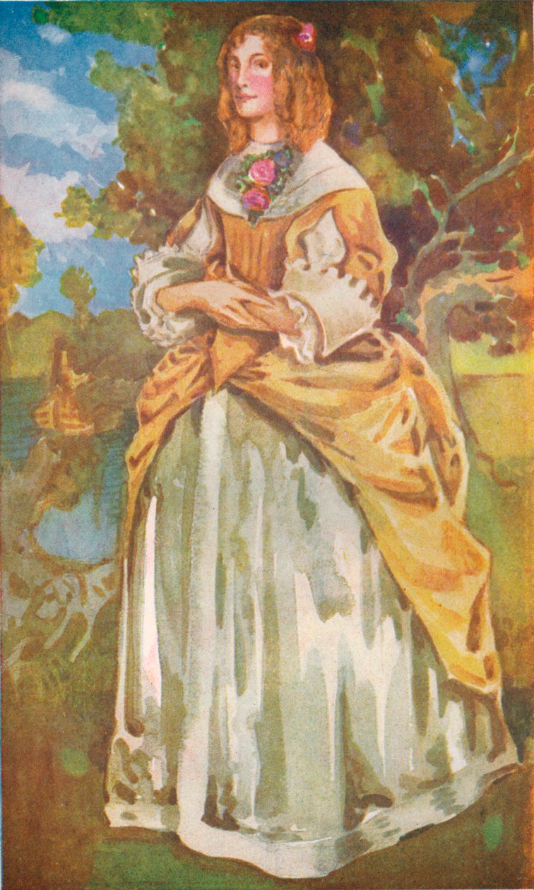 Uma mulher da época de Tiago II, 1907. de Dion Clayton Calthrop