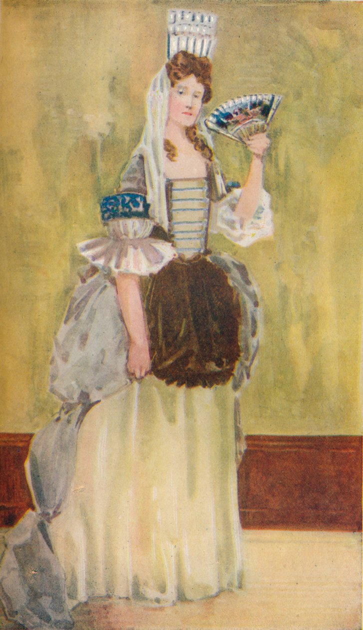 Uma mulher do tempo de William e Mary, 1907 de Dion Clayton Calthrop