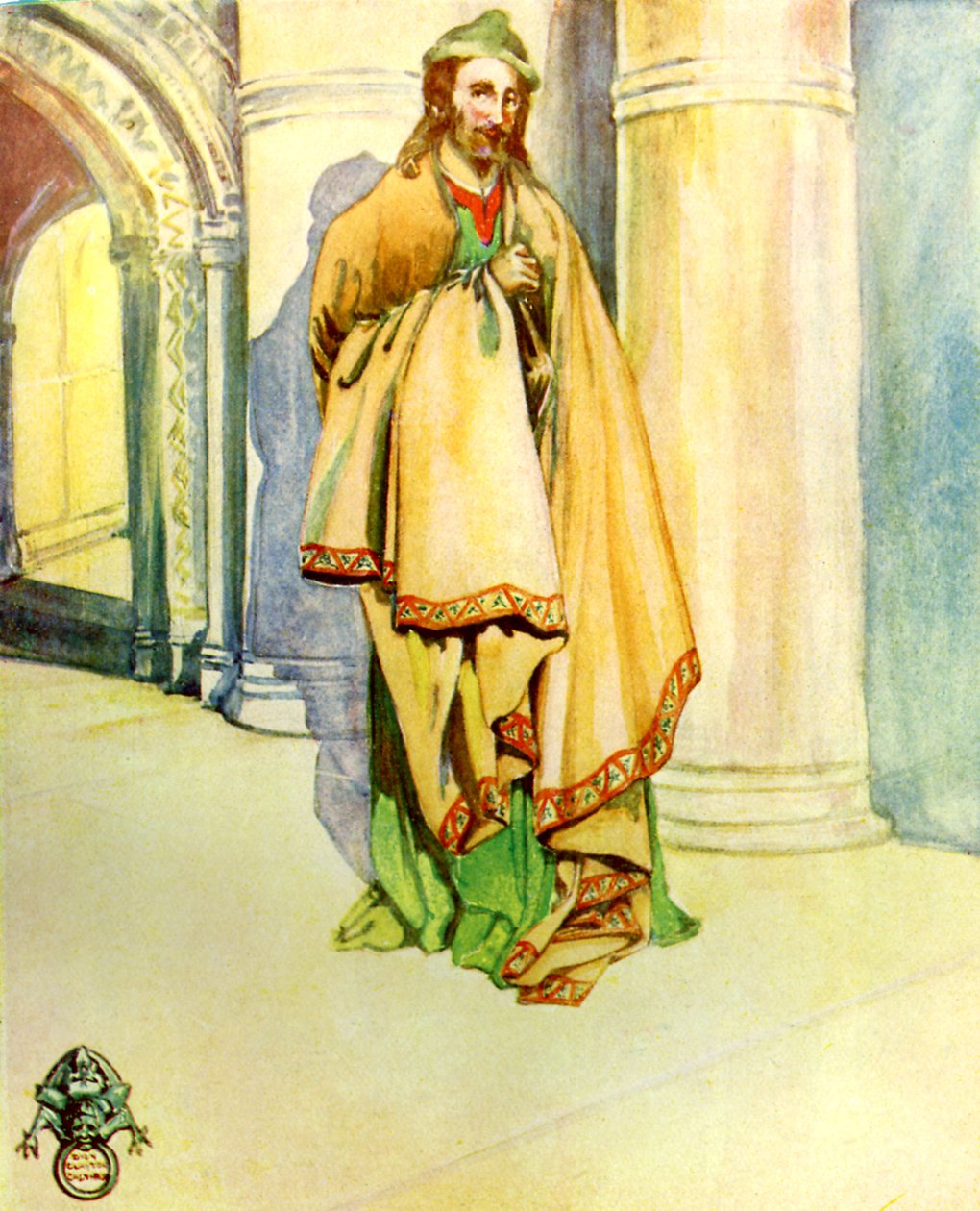Fato de homem no reinado de Henrique I (1100 - 1135) de Dion Clayton Calthrop
