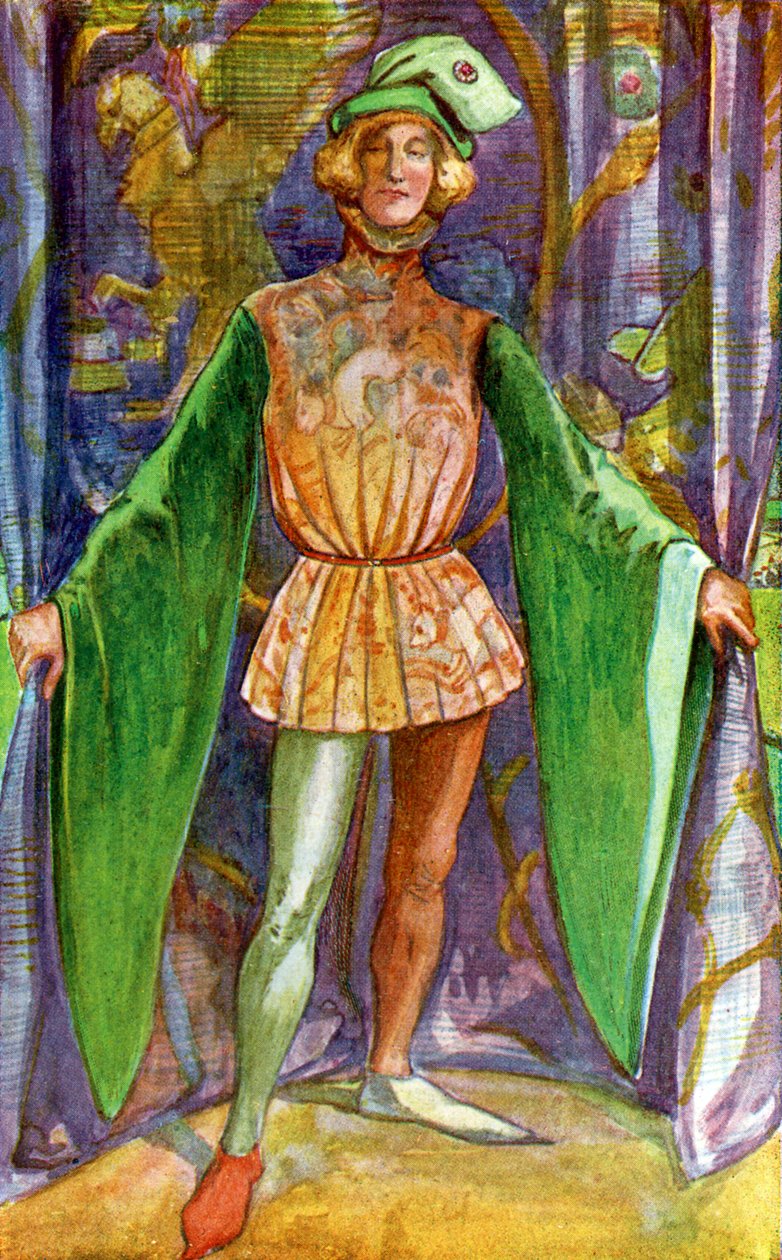 Fato de homem no reinado de Henrique V (1413 -1422) de Dion Clayton Calthrop
