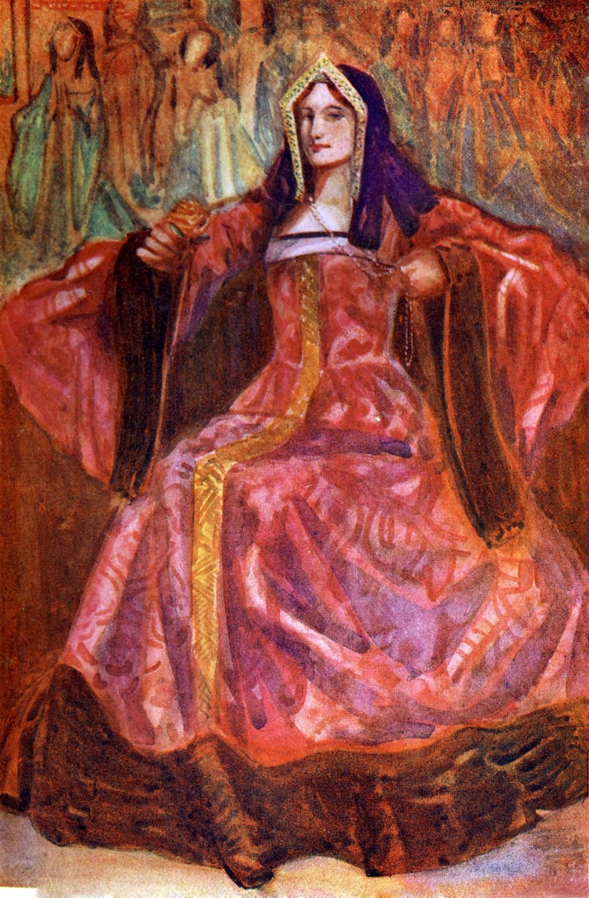 Fato de mulher no reinado de Henrique VII (1485-1509) de Dion Clayton Calthrop