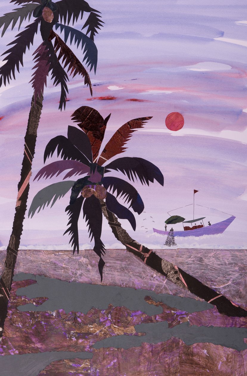 Pesca, 2020 (colagem) de Dione Verulam