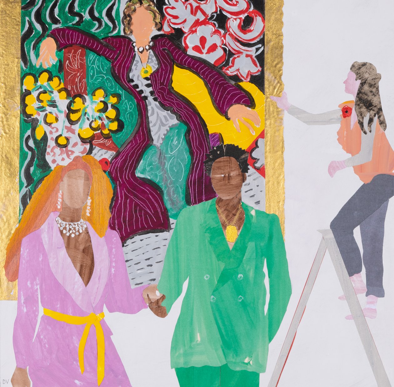 Glamour, 2020 (colagem) de Dione Verulam