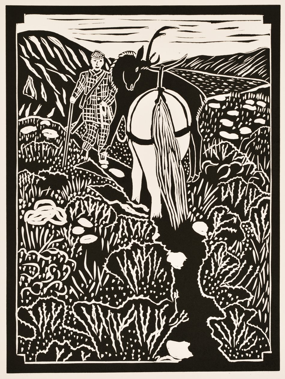 Meses do ano: setembro, 2012 (linogravura) de Dione Verulam