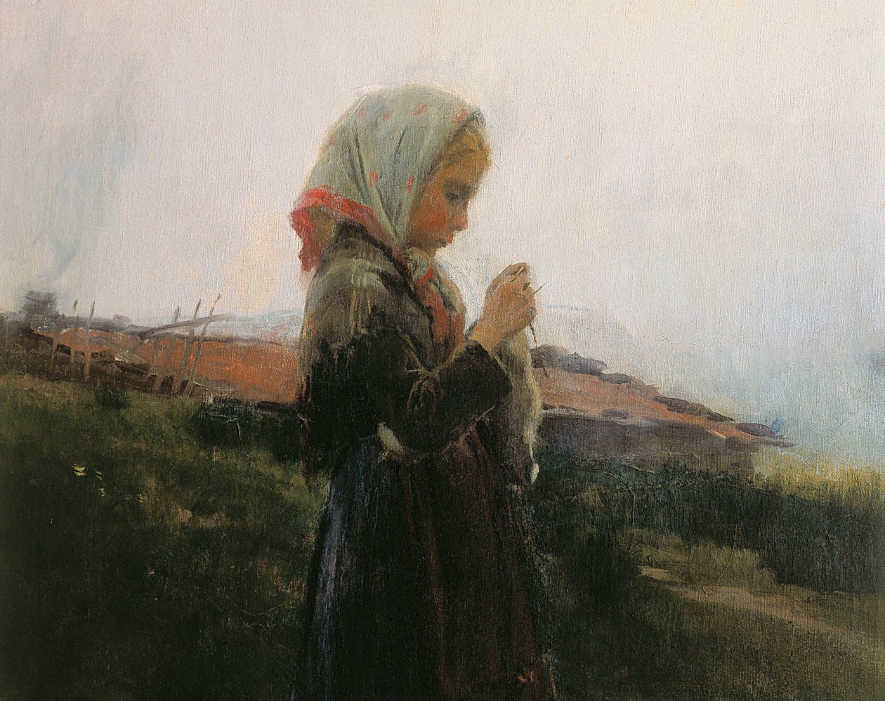 Tricotar, detalhe de Dionisio Baixeras Verdaguer