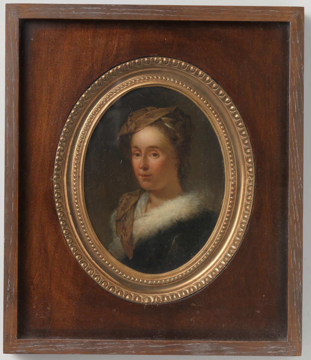 Retrato de Sara Stiermans, a esposa do artista de Dionys van Nijmegen